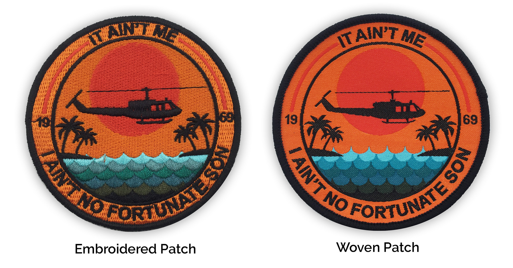 Difference Between Woven and Embroidered Patches