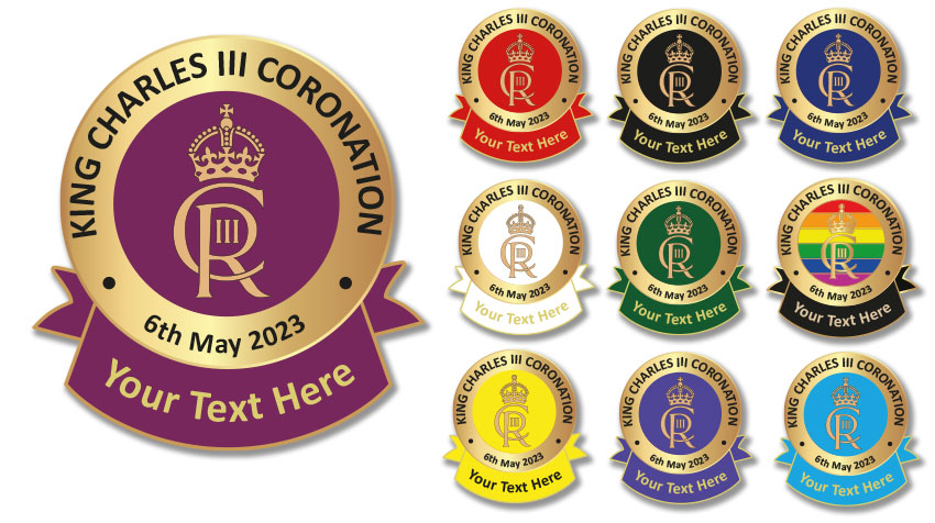 King Charles III Coronation Badges | Badge Creation, UK